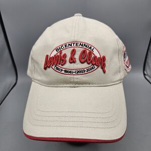 Lewis & Clark Beige Hat Cap 1803-1806 2003-2006 Corps of Discovery  Embroidered
